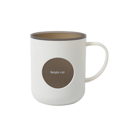 Ziemeļvalstu plastmasas mājsaimniecības zobu birstes krūzes uzglabāšanas turētājs Pāris pārnēsājami ceļojumu mutes skalošanas krūzes Ūdens krūze Vannas istabas piederumi