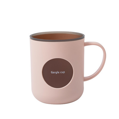 Ziemeļvalstu plastmasas mājsaimniecības zobu birstes krūzes uzglabāšanas turētājs Pāris pārnēsājami ceļojumu mutes skalošanas krūzes Ūdens krūze Vannas istabas piederumi