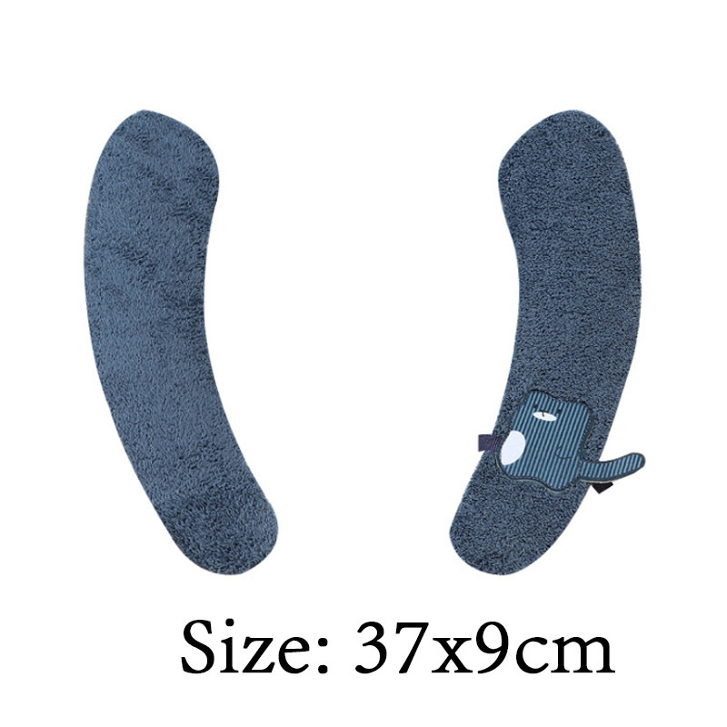 Jauns Closestool lipīgs sēdekļa paklājiņš Pašlīmējošs tualetes sēdekļa pārvalks Mīksts silts karikatūras pastas Atkārtoti lietojams mazgājams vannas istabas sēdekļa vāka pārvalks