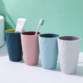 1PC Divslāņu plastmasas pārnēsājams skalošanas kauss 301-400ml Hotel Travel Home Zobu birstes uzglabāšanas krūzes Vannas istabas piederumi