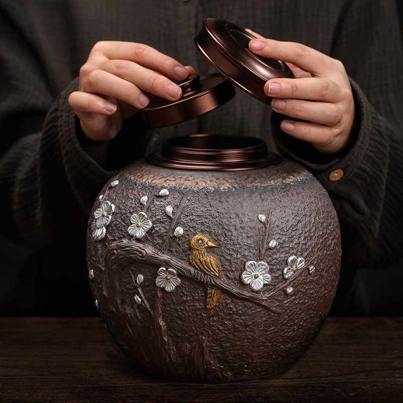 Veliki keramički držač urne za pepeo Memorijalni kovčezi s pepelom Urne Kremiranje za ljudske ljubimce Uspomena Zapečaćeni suveniri za uspomenu Pogrebni dar