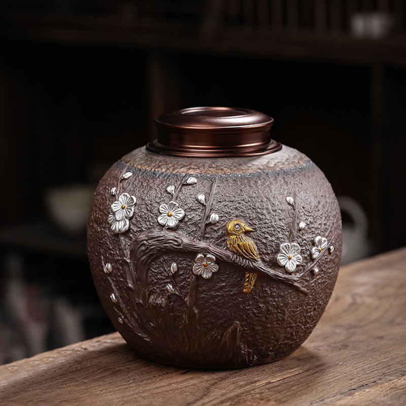 Veliki keramički držač urne za pepeo Memorijalni kovčezi s pepelom Urne Kremiranje za ljudske ljubimce Uspomena Zapečaćeni suveniri za uspomenu Pogrebni dar