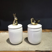 Maza mājdzīvnieka urna Putns Suns Mājdzīvnieku urnas Kremēšana Mājdzīvnieku zārki Apbedīšanas Vāze Kaķu kremēšana Pelni cilvēku pelniem Izgatavota Keramika Ar rokām apgleznota