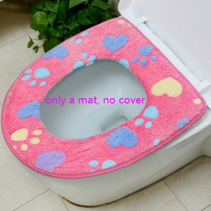 Vannas istabas tualetes sēdekļa pārklāja komplekts, biezs mīksts koraļļu samta varavīksnes krāsas tualetes korpuss ar rāvējslēdzēju, silts ūdensizturīgs tualetes poda pārvalks SWZ024