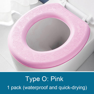 Mazgājama uzlīme putu tualetes pārvalks Ūdensizturīgs vannas istabas tualetes sēdeklis atkārtoti lietojams silikons Four Seasons mājsaimniecības tualetes piederumi