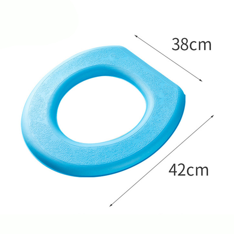 Mazgājama uzlīme putu tualetes pārvalks Ūdensizturīgs vannas istabas tualetes sēdeklis atkārtoti lietojams silikons Four Seasons mājsaimniecības tualetes piederumi