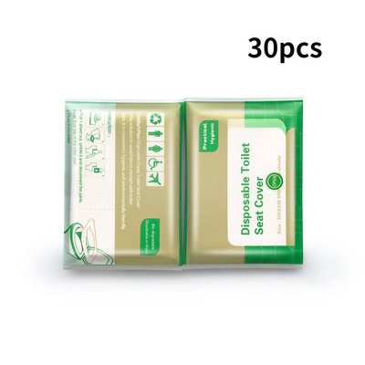 50/10gab Vienreizējās lietošanas tualetes sēdekļa pārsega veids Ceļojumi Kempings Viesnīca Vannas istabas piederumi Papīrs Ūdensizturīgs Šķīstošs Ūdens