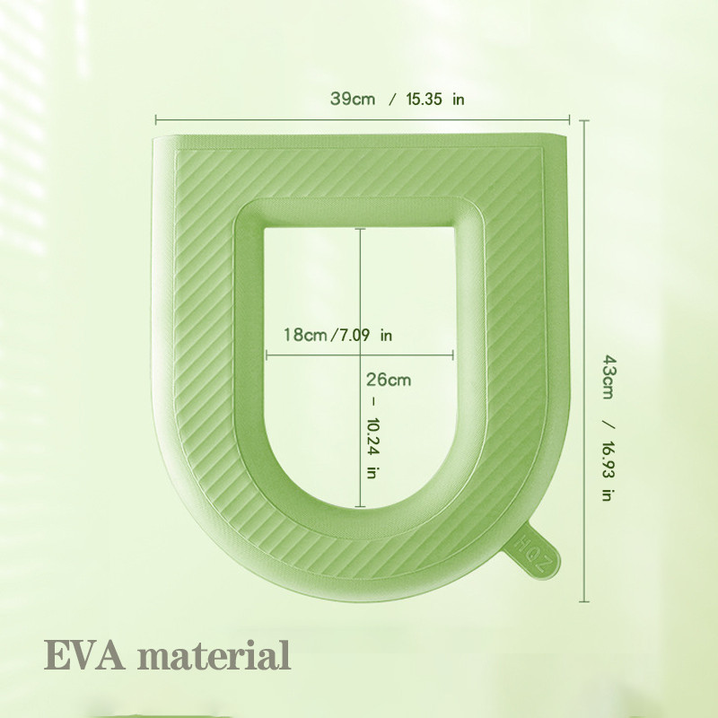 EVA navlaka za WC dasku Vodootporna topla WC prostirka Kupaonski pribor Organizacija Univerzalni poklopac Torbica za zdjelu Prijenosna kućna zima