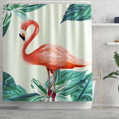 Dzīvniekiem apdrukāts vannas paklājiņš un dušas aizkaru komplekts pret slīdēšanu tualetes sēdekļa pārklāja paklājiņš vannas istabas grīdas paklājiņš absorbējošs tualetes kāju paklāja komplekts