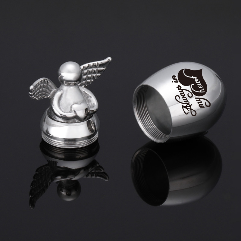 Kremācijas urnas cilvēku pelniem, eņģeļu spārnu piekariņi piemiņas urnas Mini kremācijas urnas suņiem kaķiem pelnu turētājs