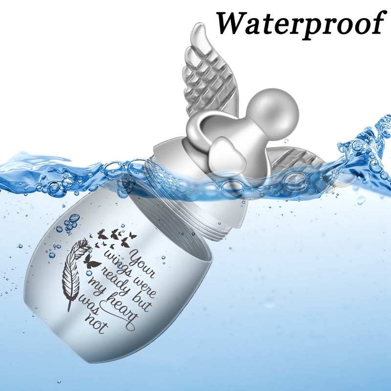 Kremācijas urnas cilvēku pelniem, eņģeļu spārnu piekariņi piemiņas urnas Mini kremācijas urnas suņiem kaķiem pelnu turētājs