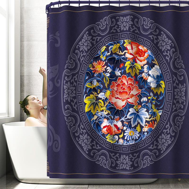 Vannas istabas paklājs un mājas dekors dušas aizkaru uzsūcošs U formas paklājs tualetei Neslīdošs grīdas paklājiņš Tradicionāla stila vannas paklājiņš