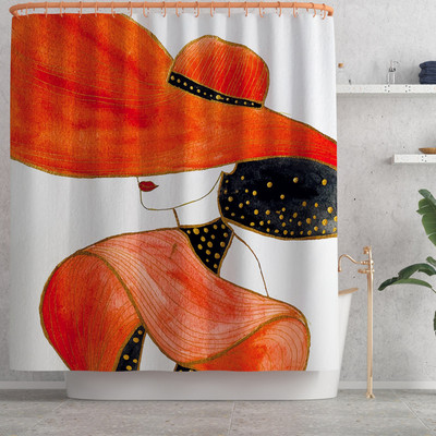 Vannimati ja dušikardina komplekt vannitoas AntiSlip WC-vaiba jalamattide komplekt koos elegantse Beauty Print tualeti istmepadjaga