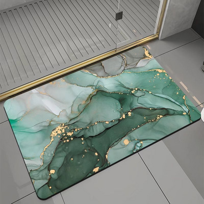 30 krāsu īpaši uzsūcošs grīdas paklājiņš, ātri žūstošs vannas istabas paklājiņš, viegli tīrāms, mājas eļļas necaurlaidīgs virtuves paklājiņš