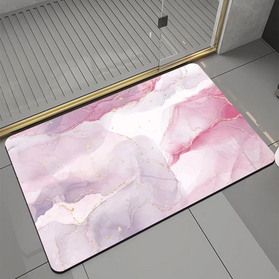 30 krāsu īpaši uzsūcošs grīdas paklājiņš, ātri žūstošs vannas istabas paklājiņš, viegli tīrāms, mājas eļļas necaurlaidīgs virtuves paklājiņš