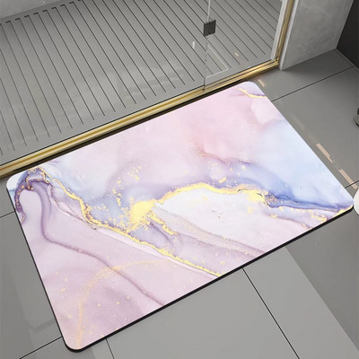 30 krāsu īpaši uzsūcošs grīdas paklājiņš, ātri žūstošs vannas istabas paklājiņš, viegli tīrāms, mājas eļļas necaurlaidīgs virtuves paklājiņš