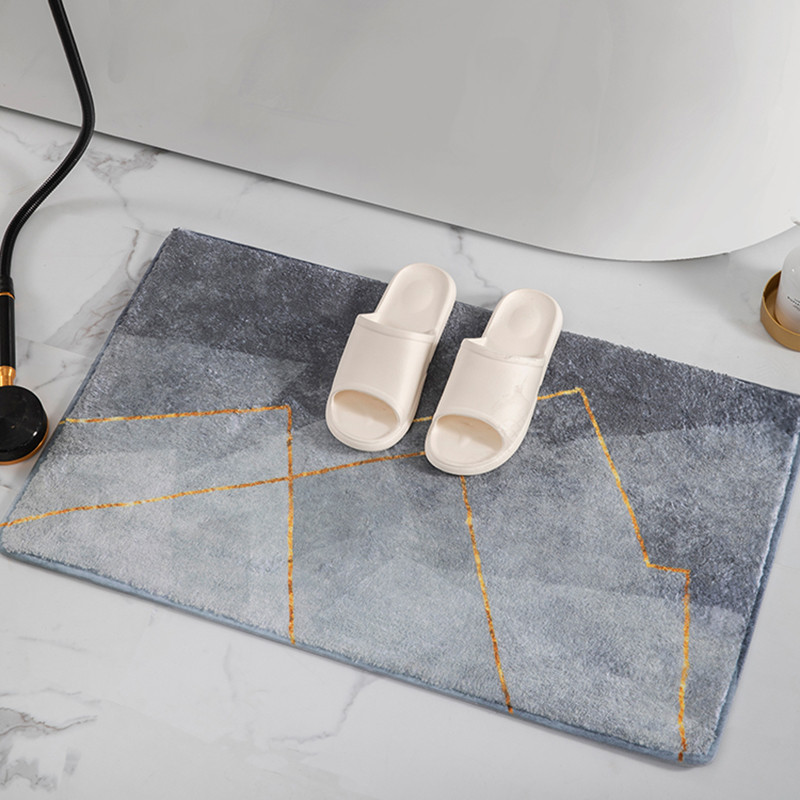 30 krāsu īpaši uzsūcošs grīdas paklājiņš, ātri žūstošs vannas istabas paklājiņš, viegli tīrāms, mājas eļļas necaurlaidīgs virtuves paklājiņš