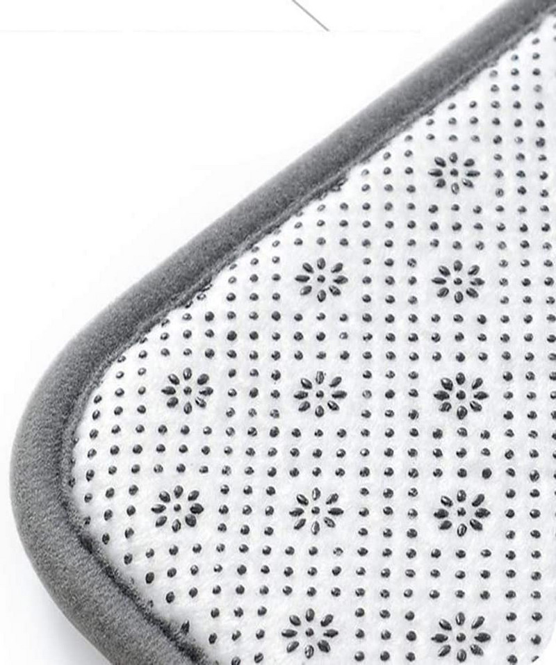 2 dab. Memory Foam Mat Neslīdošs vannas paklājiņš un U formas pjedestāla paklājiņš, kontūrveida paklājs vannas istabas paklājs, mazgājams mašīnā