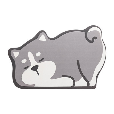 Jauna karikatūra Panda vannas istabas durvju neslīdoši paklājiņi Sadzīves vannas istabas ieeja Absorbējošs grīdas paklājiņš Tualetes ātri žūstošs spilvens