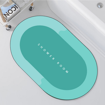 Vannas paklājiņš Ātri žūstošs, absorbējošs vannas istabas paklājs Neslīdošs ieejas durvju paklājs Grīdas paklāji Tualetes paklājs Mājas dekors