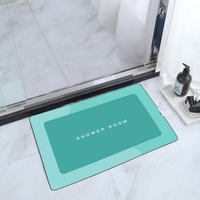 Vannas paklājiņš Ātri žūstošs, absorbējošs vannas istabas paklājs Neslīdošs ieejas durvju paklājs Grīdas paklāji Tualetes paklājs Mājas dekors
