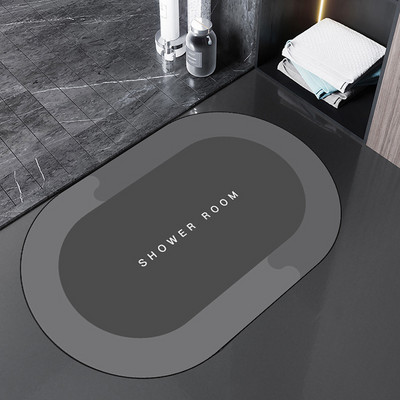 Vannas paklājiņš Ātri žūstošs, absorbējošs vannas istabas paklājs Neslīdošs ieejas durvju paklājs Grīdas paklāji Tualetes paklājs Mājas dekors