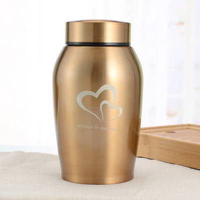 2022. gada Jaunas daudzkrāsainas nerūsējošā tērauda suņu urnas kaķiem putniem peles kremēšanas pelniem urnas aizzīmogotās bēres suņiem mājdzīvnieku suvenīru burka