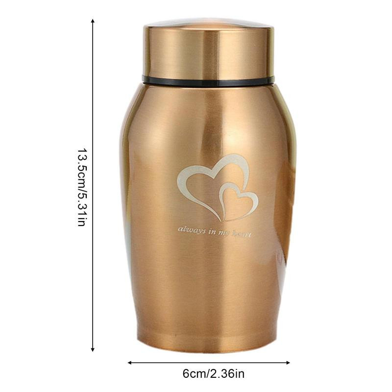 Raznobojne urne za pse od nehrđajućeg čelika, pas, mačka, ptica, miš, kremacija, pepeo, zapečaćena urna za sprovod za pse, staklenka za suvenire za kućne ljubimce 2023. novo