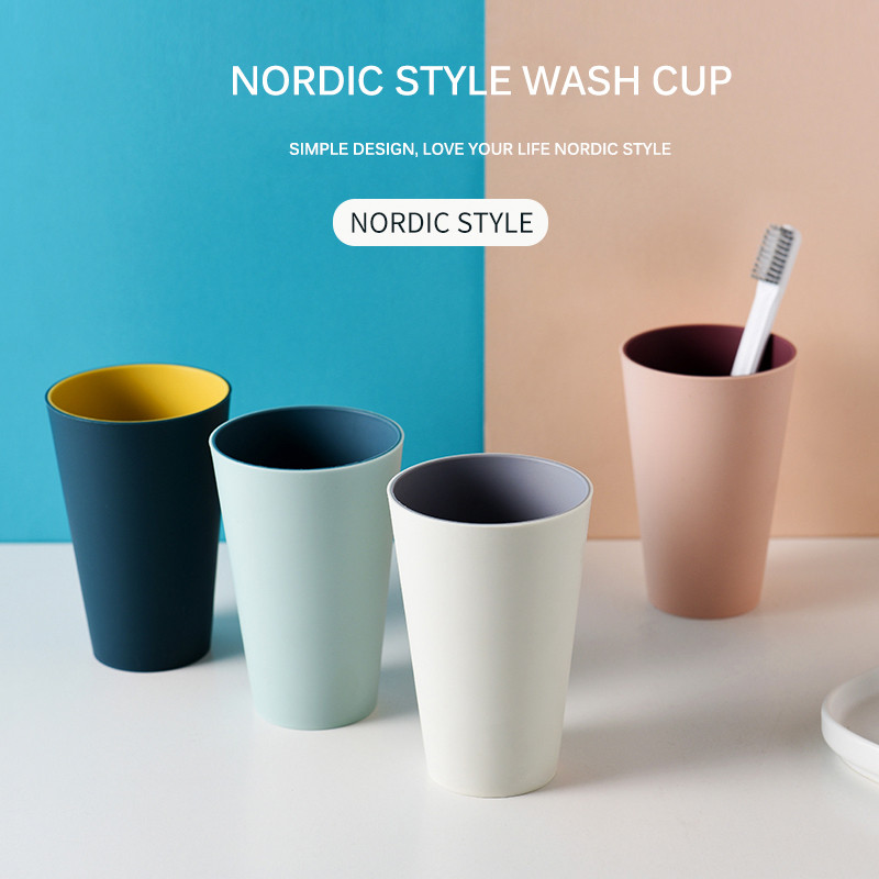 Vannas istabas piederumi Ūdens krūze Gargle Zobu birste Plastmasas Vienkārša Divkrāsu Stikls Pāris Birstīšana Mazgāšanas Mutes Tvertnes
