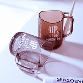 Labrīt Zobu pastas krūzes mīļotāju zobu birstes turētāja glāzīte, plastmasas radošā ģimenes locekļa vannas istabas krūze Dropshipping