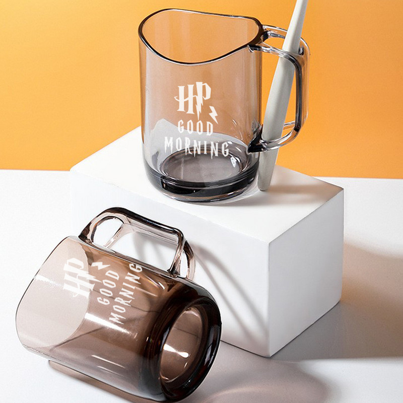 Labrīt Zobu pastas krūzes mīļotāju zobu birstes turētāja glāzīte, plastmasas radošā ģimenes locekļa vannas istabas krūze Dropshipping