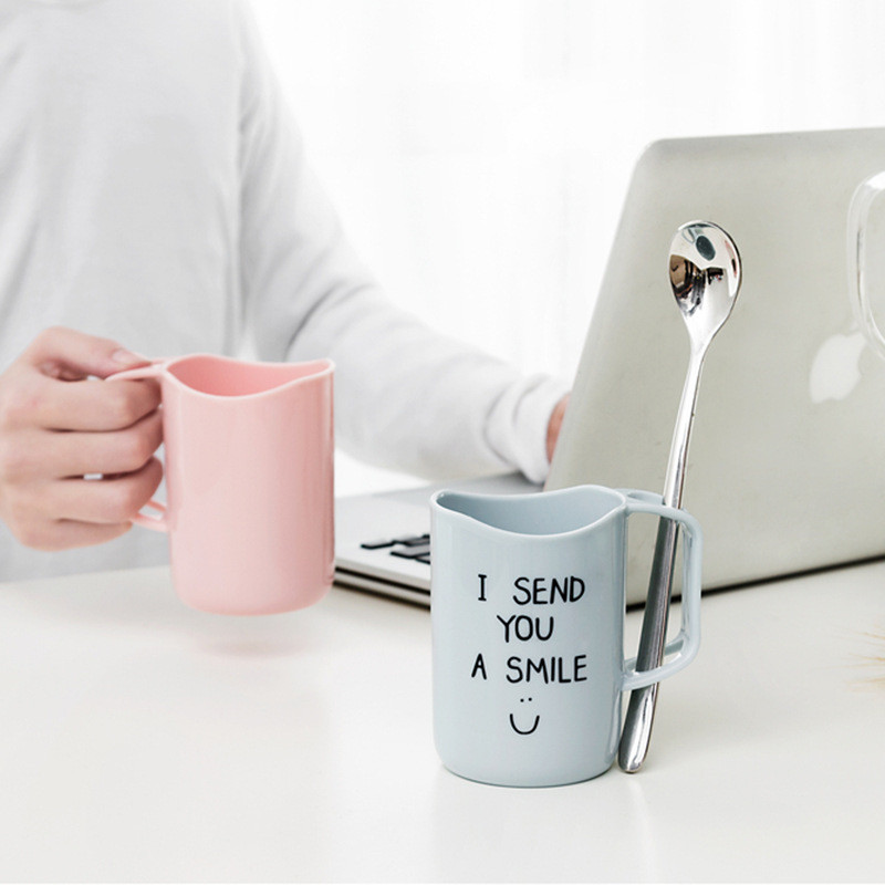 1Gb Mutes skalojamā līdzekļa krūze Vannas istabas trauki Kafijas Tēja Ūdens Krūze Mājas Ceļojumi Zobu birstes Turētājs Glāze Dzērienu trauki Instrumenti Vannas istabas komplekti