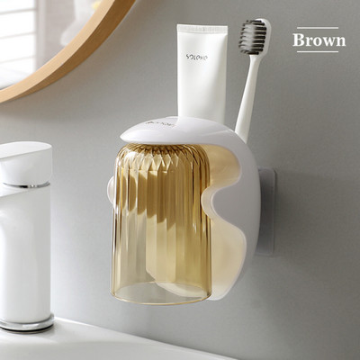 Držač četkice za zube Spremište Pasta za zube Brijač Set kupaonskih čašica Zidni samoljepljivi WC magnet Organizator čašica za četkicu za zube