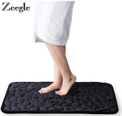 Bruģakmens reljefs vannas istabas paklājiņš pretslīdēšanas paklāji izlietne vanna sānu grīda paklājs dušas istabas kājslauķis atmiņas putu paliktnis