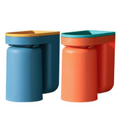 Držač četkice za zube s magnetskom čašicom Zidni držač paste za zube Bez bušenja Ljepilo Magnetski držač čašice Kupaonski pribor