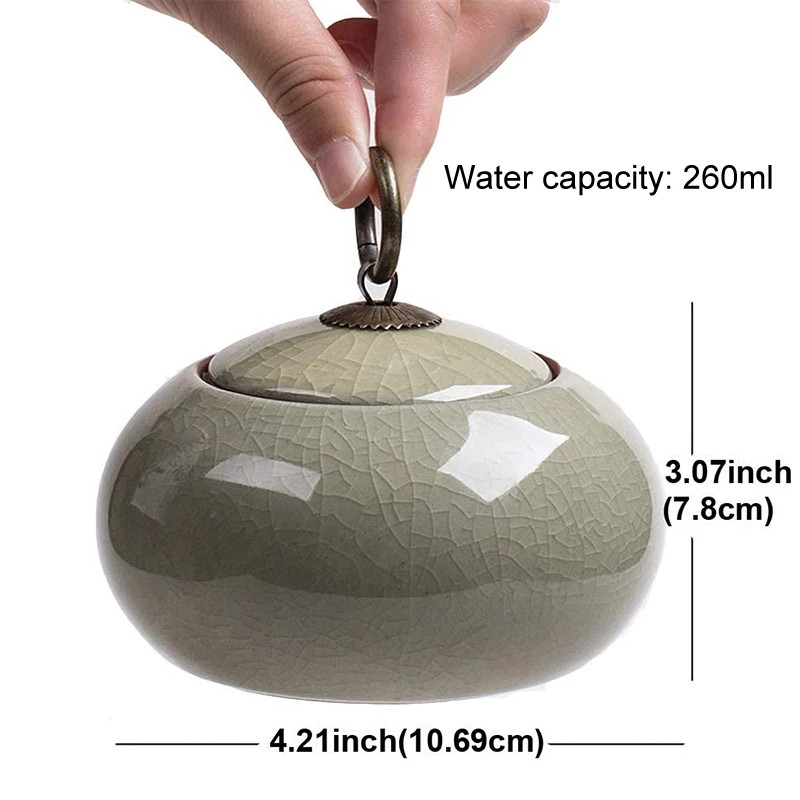 Ar rokām darināta keramikas mājdzīvnieku urna maziem suņiem kaķiem trušiem maziem dzīvniekiem piemiņas zīme kremēšana pelni bēru urna.