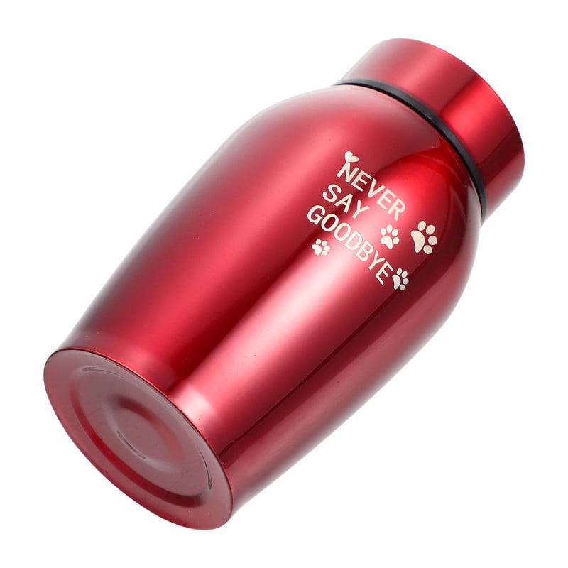 Urn Pet Ashes Memorial Cemation Dog Urns Αναμνηστικό κουτί Μεταλλική κηδεία Μικρή ατσάλινη τέφρα γάτα Ζώα σκυλιά Βάζο γάτες Κινηματογραφικό ανοξείδωτο