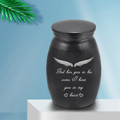 Mājdzīvnieki Piemiņas zārks Kolumbārijs Mājdzīvnieku memoriāli Mini Izmēra Burts Melns Urna Mājdzīvnieki Suns Kaķis Putns Pele Kremācija Pelnu Urna