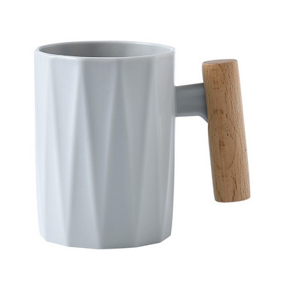 1PC plastične čašice za ispiranje usta s drvenom ručkom Hotelski dom za čašu vode Držač četkice za zube Dodaci za kupaonicu Čašice za ispiranje usta