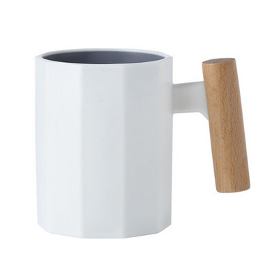 1PC plastične čašice za ispiranje usta s drvenom ručkom Hotelski dom za čašu vode Držač četkice za zube Dodaci za kupaonicu Čašice za ispiranje usta