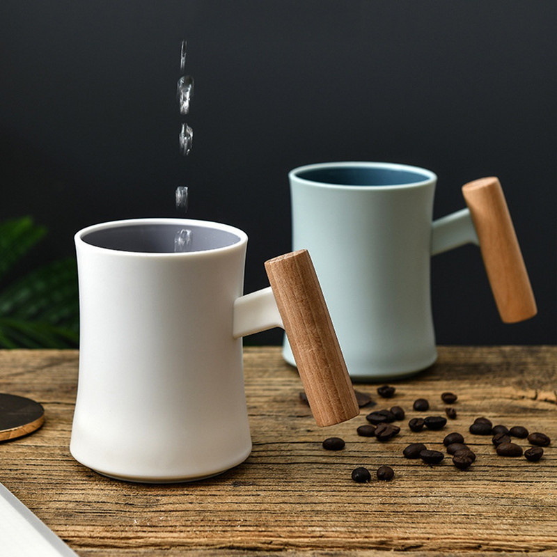 1PC plastične čašice za ispiranje usta s drvenom ručkom Hotelski dom za čašu vode Držač četkice za zube Dodaci za kupaonicu Čašice za ispiranje usta