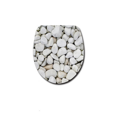 HD drukāšanas akmens paklājs vannas istabai, neslīdošs vannas paklājiņš, kāju paklājiņš 3D tualetes paklājiņš Videi draudzīgs tualetes sēdekļa pārvalks mājas dekorēšanai