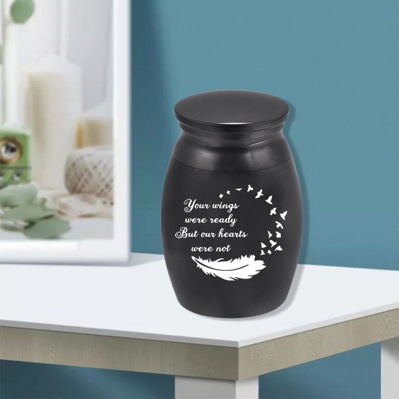 Gravirani mali suvenir Poklon Ljudski pepeo za kućne ljubimce Lijes s urnom za kremiranje pasa Bez deformacija Pogrebne ptice Spremnik za zečeve Mini