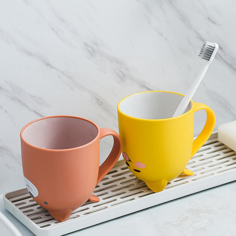 Čaša za četkicu za zube Lagana čašica za četkanje zuba Dugotrajna, ekološki prihvatljiva preslatkog izgleda Univerzalni držač četkice za zube