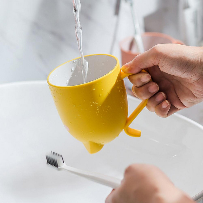 Čaša za četkicu za zube Lagana čašica za četkanje zuba Dugotrajna, ekološki prihvatljiva preslatkog izgleda Univerzalni držač četkice za zube