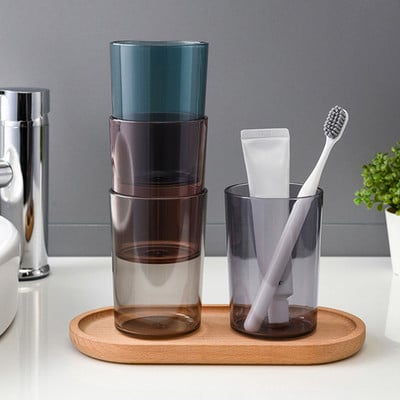 Fashion Plastic Wash Brush Οδοντόβουρτσα Κύπελλο Creative Transparent Couple Gargle Rinse Cup Mouth Brush Cup cup οδοντόβουρτσα