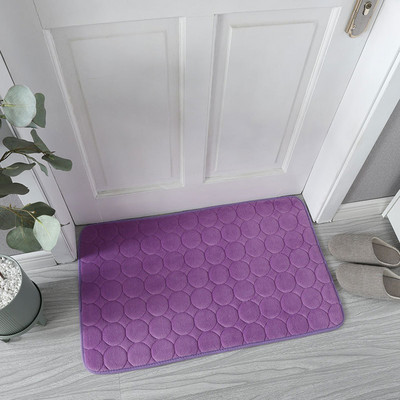 Vannas paklājs, neslīdošs koraļļu samta spilventiņu paklājs izlietnē, bruģakmens reljefs vannas sānu grīdas paklājs dušas telpas paklājiņš