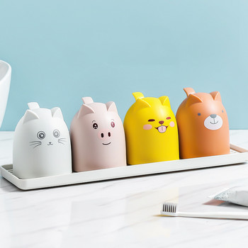 4 Styles Cartoon Cute Animal Mouth Cup Οδοντόβουρτσα Κύπελλο Πλύσιμο Οδοντόκουπα Προμήθειες μπάνιου Παιδικό Gadget Μπάνιου Κυπέλλου Gargle
