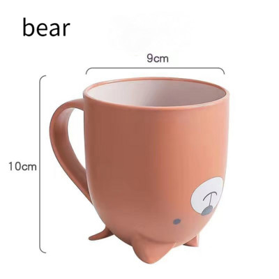 4 stila Crtić slatke životinje Šalica za usta Četkica za zube Šalica za pranje zuba Kupaonski pribor Dječja čašica za grgljanje Kupaonski gadget