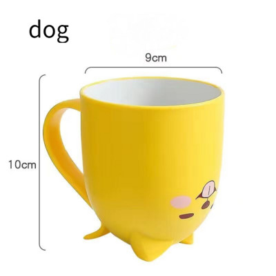 4 stila Crtić slatke životinje Šalica za usta Četkica za zube Šalica za pranje zuba Kupaonski pribor Dječja čašica za grgljanje Kupaonski gadget